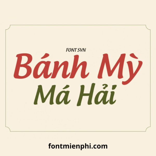 Việt hóa font SVN Androgyne