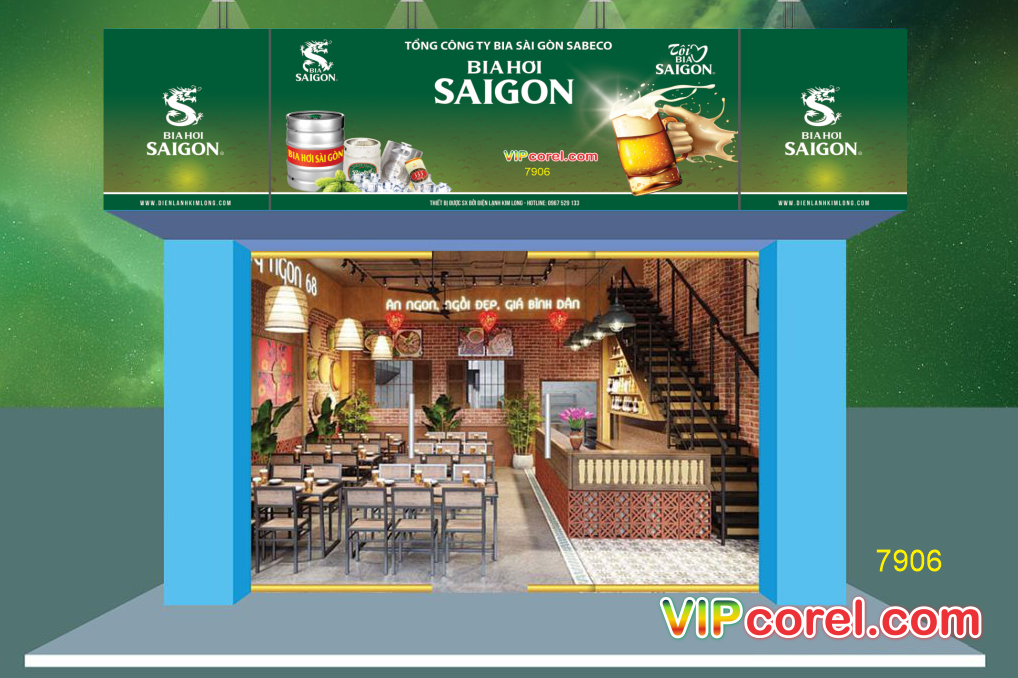 Tổng công ty bia hơi sài gòn Sabeco file corel
